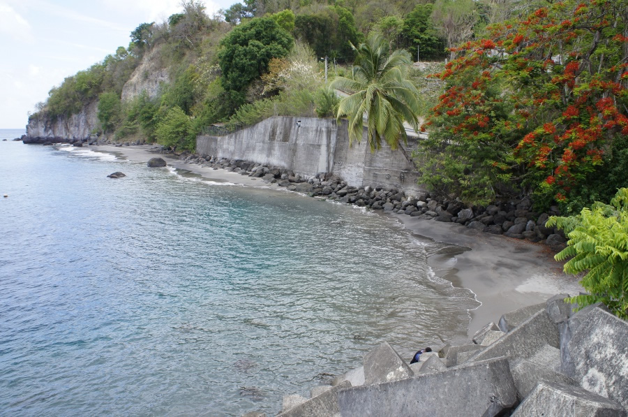 Photo de la plage de Anse Belleville (Trou au chat)