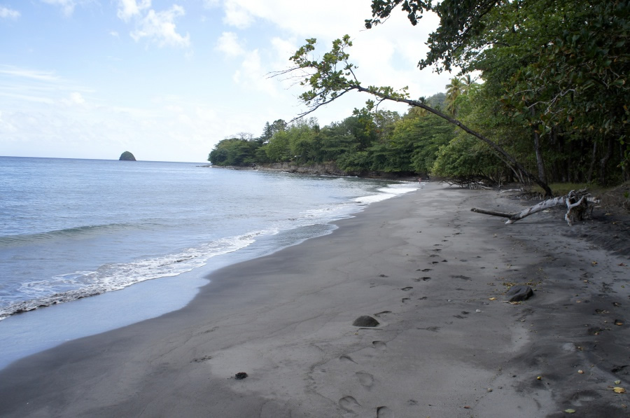 Photo de la plage de Anse Céron (Tamarinier ou Tomate)